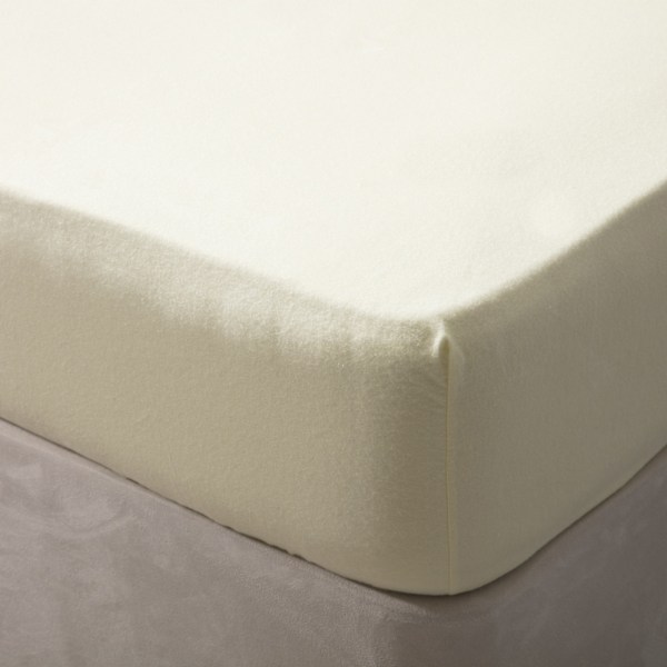Belledorm Jersey Bomull Lakan Lång Enkel Elfenben Ivory Long Single