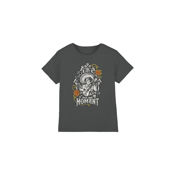 Coco Barn/Barn Seize Your Moment Ernesto T-Shirt 7-8 År Charcoal 7-8 Years