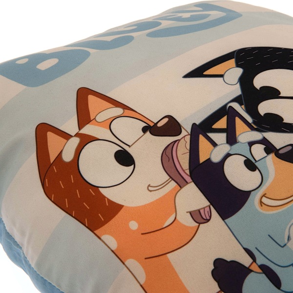 Bluey Randig Fylld Kudde One Size Vit/Blå White/Blue One Size