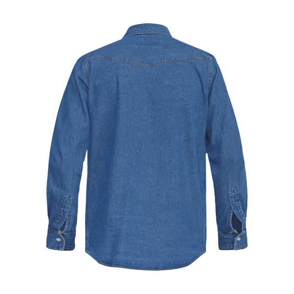 Duke Herr D555 Western Denimskjorta Medium Stonewash Stonewash Medium
