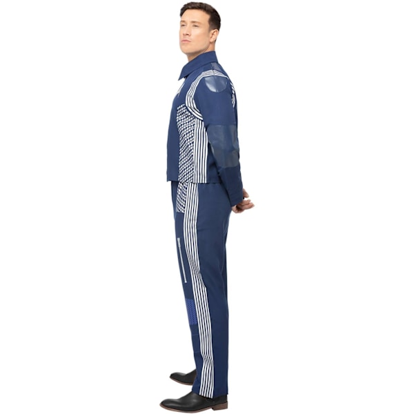 Star Trek: Discovery Herr Vetenskapsuniform Kostymset M Blå/Si Blue/Silver M