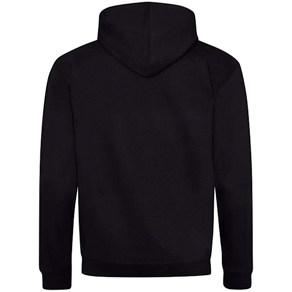 Awdis Mens Varsity Heather Full Zip Hoodie L Jet Black/Heather Jet Black/Heather Grey L
