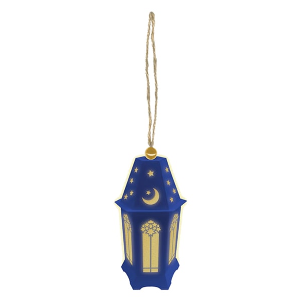 Amscan Mini Lykta En Storlek Blå/Guld Blue/Gold One Size