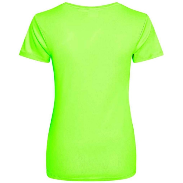 AWDis Just Cool Dam/Dam Sports Plain T-Shirt XS Elektrisk Electric Green XS