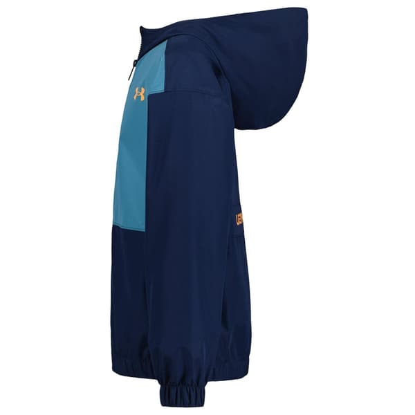 Under Armour Packaway-jacka för barn 8-9 år Svart/Blå Black/Blue 8-9 Years