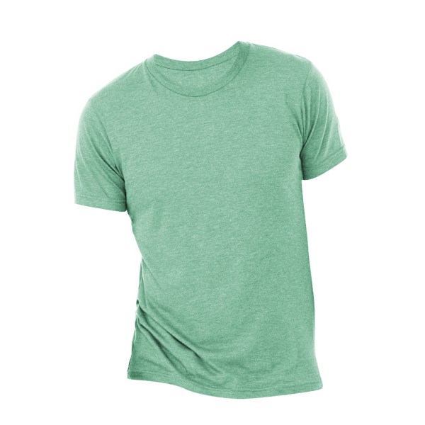 Canvas Herr Triblend Crew Neck Enfärgad Kortärmad T-shirt 2XL S Sea Green Triblend 2XL