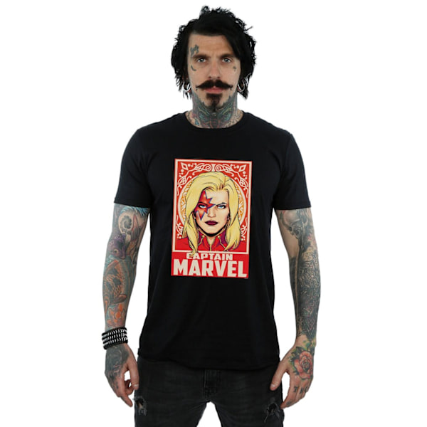 Marvel Captain Marvel Ornament T-shirt XL Svart Black XL