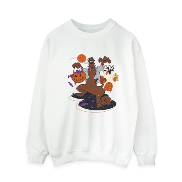 Scooby Doo Dam/Kvinnor Pumpa Sweatshirt 3XL Vit White 3XL
