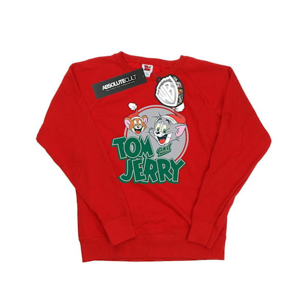Tom And Jerry Dam/Damer Julhälsningar Sweatshirt M Röd Red M