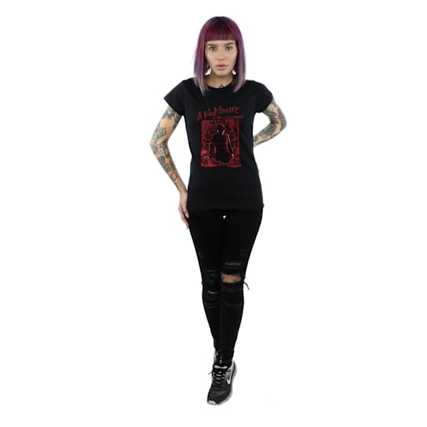 A Nightmare On Elm Street Dam/Damer Freddy Silhouette Bomull Black L