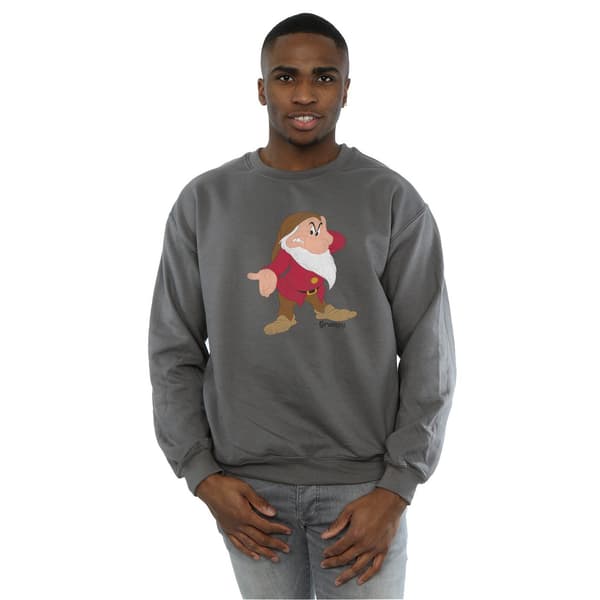 Disney Herr Klassisk Grumpy Tröja L Charcoal Charcoal L