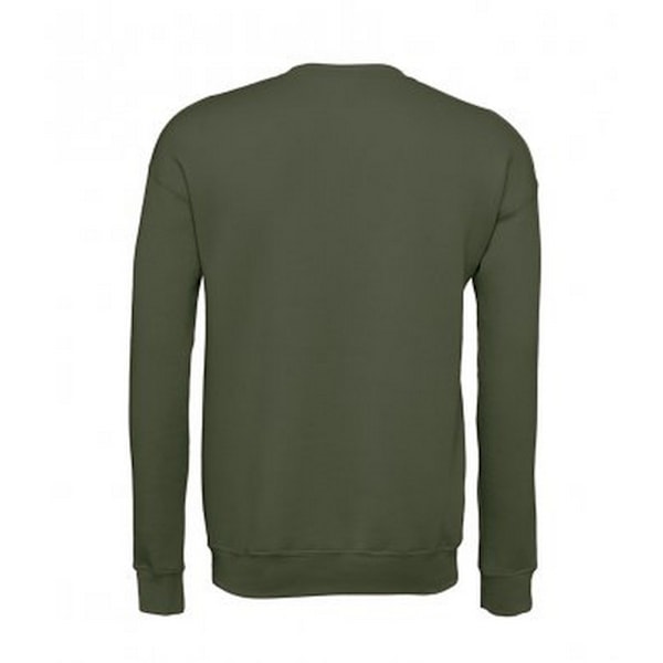 Bella + Canvas Unisex Drop Shoulder Sweatshirt L Militär Military Green L