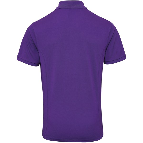 Premier Mens Coolchecker Plus Pique Polo Med CoolPlus L Lila Purple L