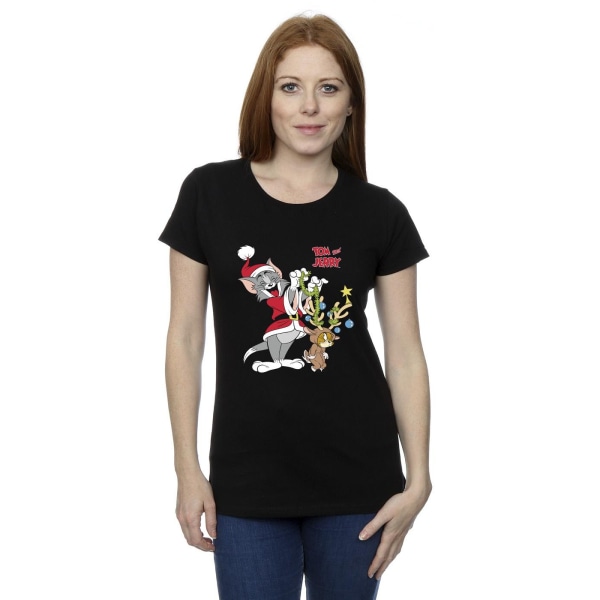 Tom & Jerry Dam/Damjul Jul Ren T-shirt i Bomull XL Black XL