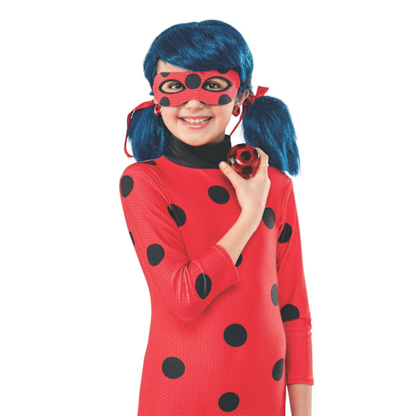 Miraculous Lady Bug Kostym Tillbehör Set One Size Röd/Svart Red/Black One Size