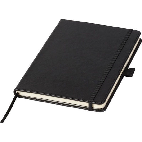 Luxe A5 Inbunden Anteckningsbok En Storlek Solid Svart Solid Black One Size