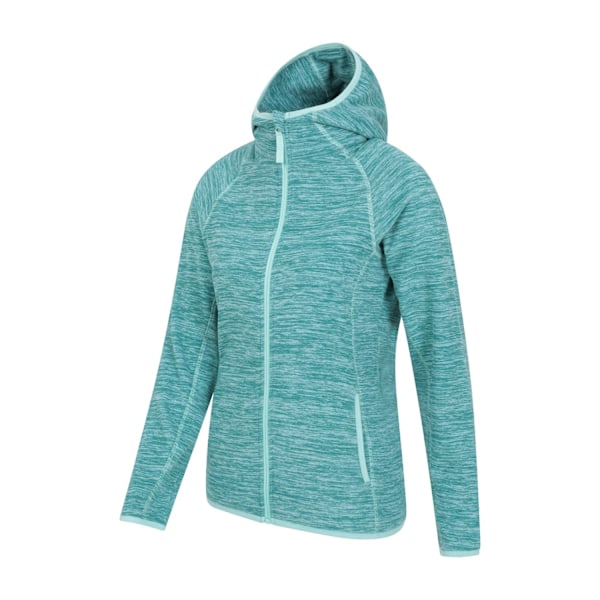 Mountain Warehouse Dam/Dam Lleyn II Melange Full Zip Hoodie Teal 20 UK