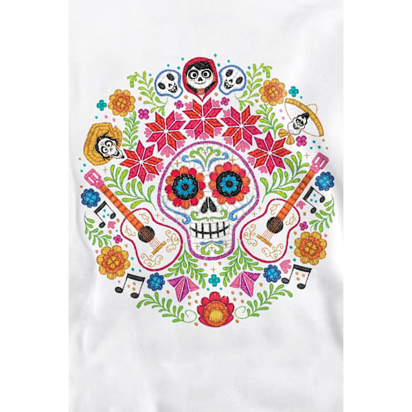 Coco Unisex Vuxen Day Of The Dead Ernesto Miguel Hector Patch S White L