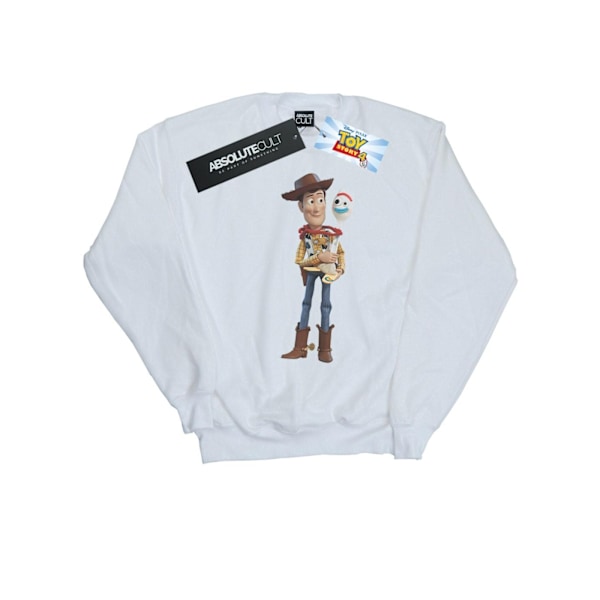 Disney Dam/Dam Toy Story 4 Woody Och Forky Sweatshirt XL White XL