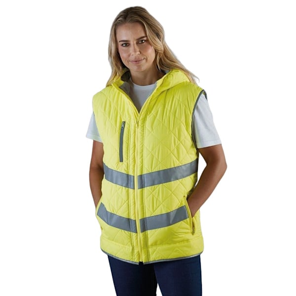 Yoko Dam/Damer Kensington Hi-Vis Huvtröja Gilet 3XL Gul Yellow 3XL