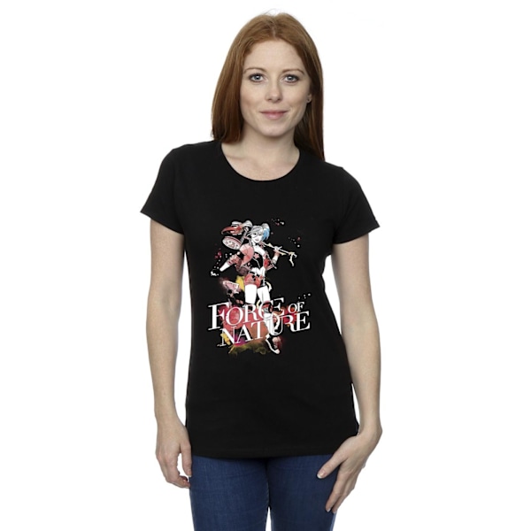 DC Comics Dam/Kvinnor Harley Quinn Forces Of Nature Bomull T- Black S