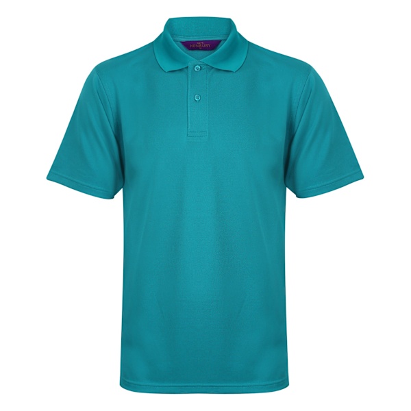 Henbury Coolplus® Pikétröja för män XS Bright Jade Bright Jade XS