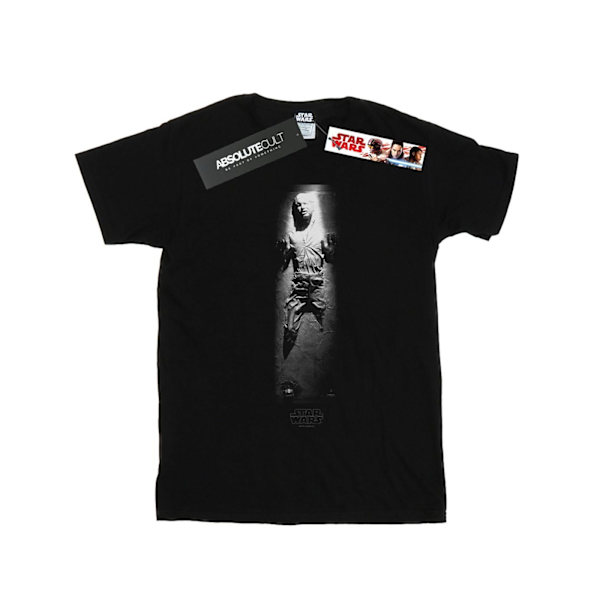 Star Wars Girls Han Solo Carbonite Bomull T-shirt 9-11 år Bl Black 9-11 Years