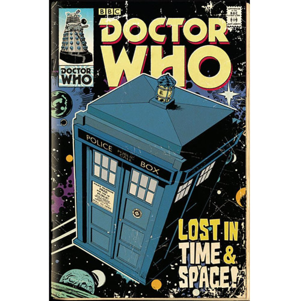 Doctor Who Tardis Affisch One Size Flerfärgad Multicoloured One Size