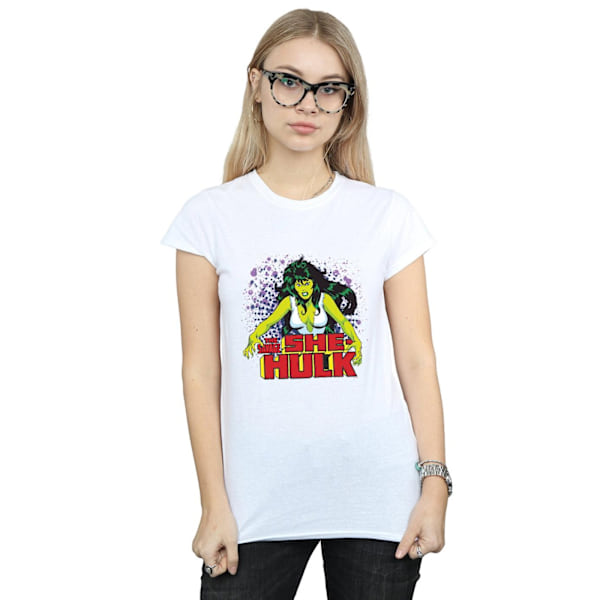 Marvel Womens/Ladies The Savage She-Hulk Bomull T-shirt L Vit White L