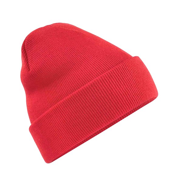 Beechfield Unisex Vuxen Original Cuffed Beanie One Size Bright Bright Red One Size