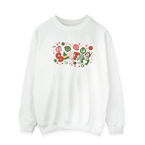 Elf Herr Santa Fa La La Sweatshirt M Vit White M