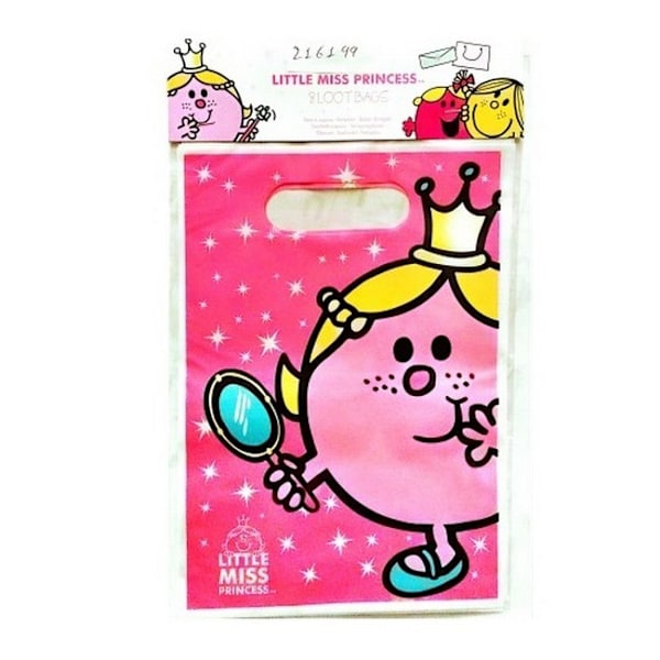 Little Miss Little Miss Princess Party Bags (Pack of 8) One Size Pink One Size