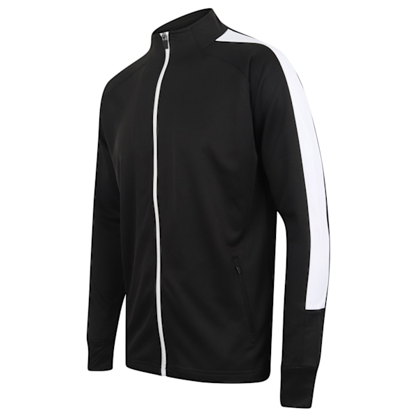 Finden & Hales Dam/Dam Track Top XL Svart/Vit Black/White XL