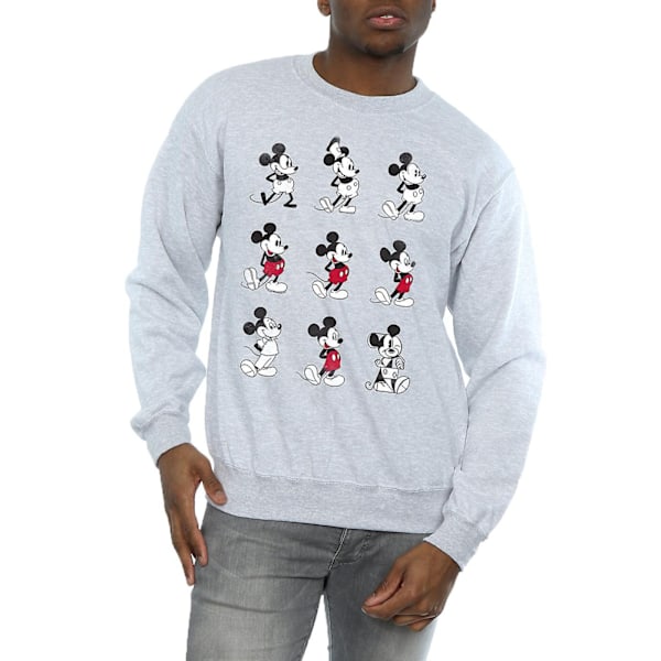 Disney Herr Mickey Mouse Evolution Sweatshirt S Sports Grey Sports Grey S