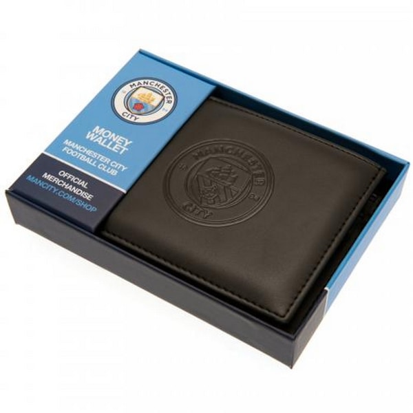 Manchester City FC Präglad Plånbok One Size svart black One Size