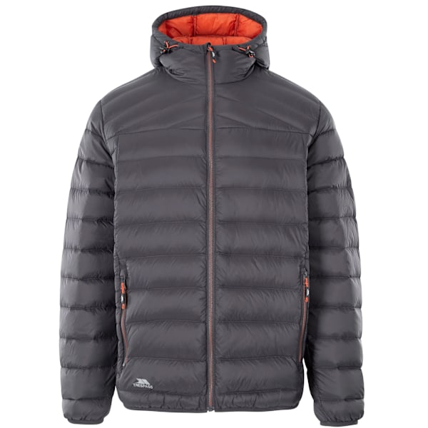 Trespass Mens Whitman II Dunjacka L Mörkgrå/Bränd Orange Dark Grey/Burnt Orange L