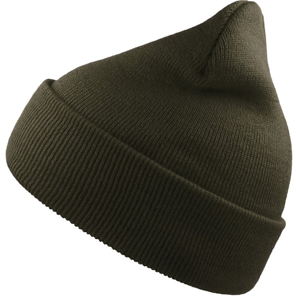 Atlantis Unisex Vuxen Vind Återvunnen Cuffad Mössa One Size Oliv Olive One Size