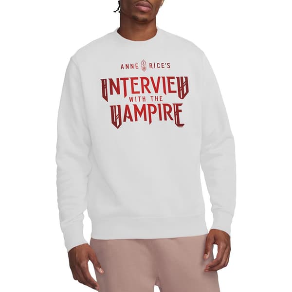 Interview With The Vampire Unisex Vuxen Röd Logotyp Tröja M Vit White M