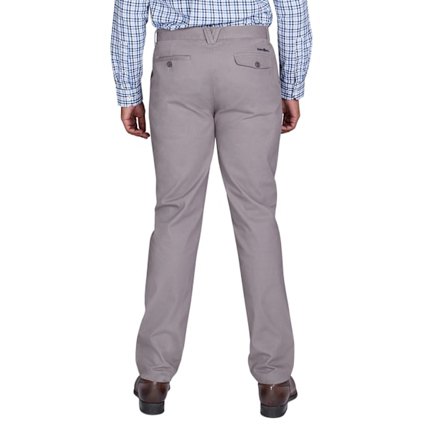 Raging Bull Herr Klassiska Chinos Byxor 40S Kolgrå Charcoal 40S