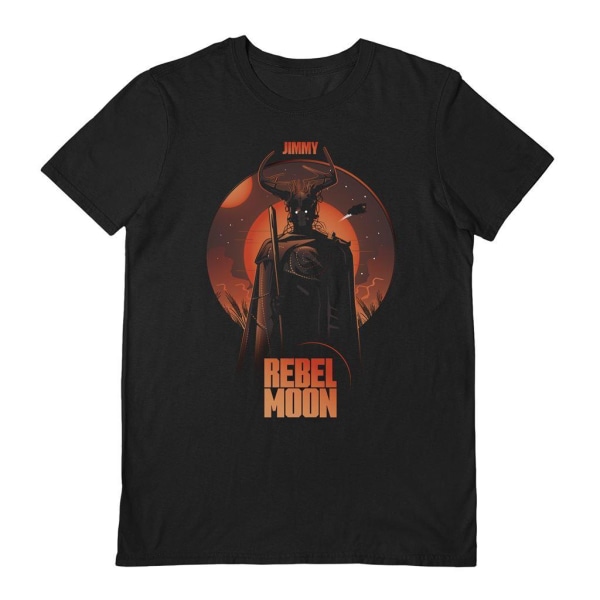 Rebel Moon Unisex Vuxen Jimmy T-shirt L Svart Black L