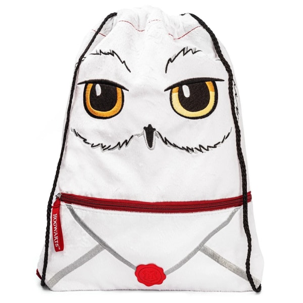 Harry Potter Leverans Hedwig Plysch Dragsko One Size Whit White/Black/Red One Size