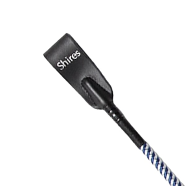 Shires Threaded Läder Häst Ridspö 21in Marin/Vit Navy/White 21in