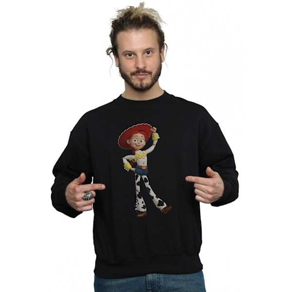Disney Toy Story Jessie Pose Sweatshirt för män 4XL Svart Black 4XL