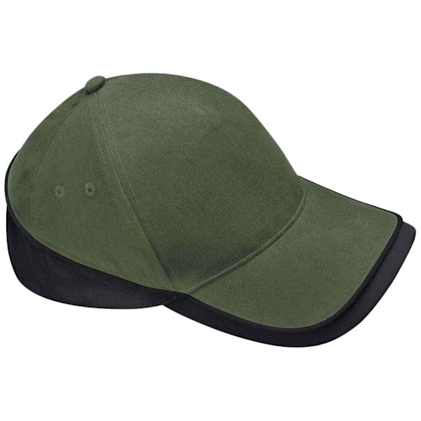 Beechfield Teamwear Competition Cap One Size Olive Green/Black Olive Green/Black One Size