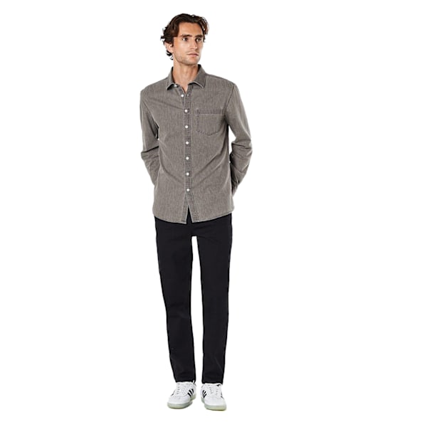 Burton Herr Denim Långärmad Skjorta M Ljusgrå Light Grey M