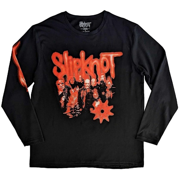 Slipknot Unisex Adult The End So Far Tribal Logo & Nonagram Bac Black/Red M