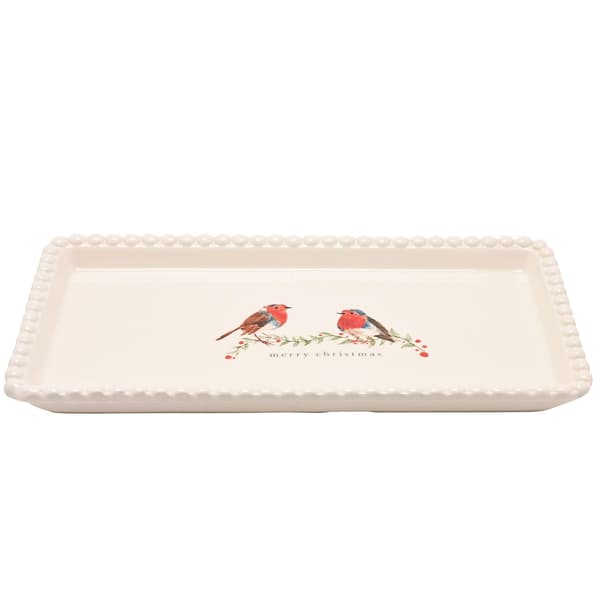 Robin Tallrik - God Jul One Size vit white One Size
