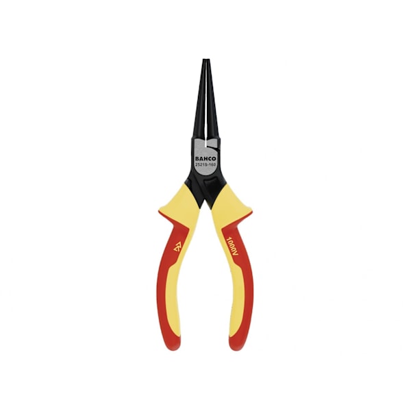 Bahco Ergo Isolerad Rundtång 160mm (6.1/4in) Multi Co Multi Colour 160mm (6.1/4in)