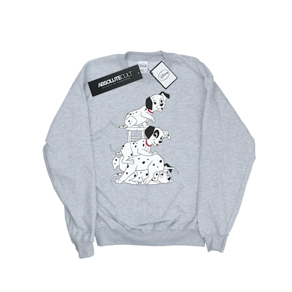 Disney Girls 101 Dalmatians Chair Sweatshirt 7-8 År Sports G Sports Grey 7-8 Years