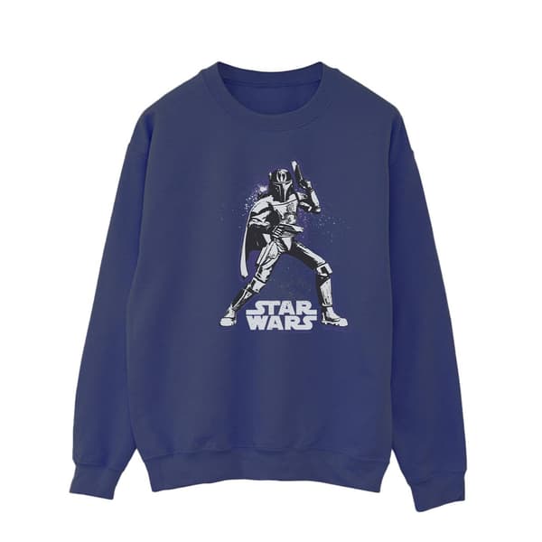 Star Wars: The Clone Wars Herr Darth Vader Pose Sweatshirt L Na Navy Blue L